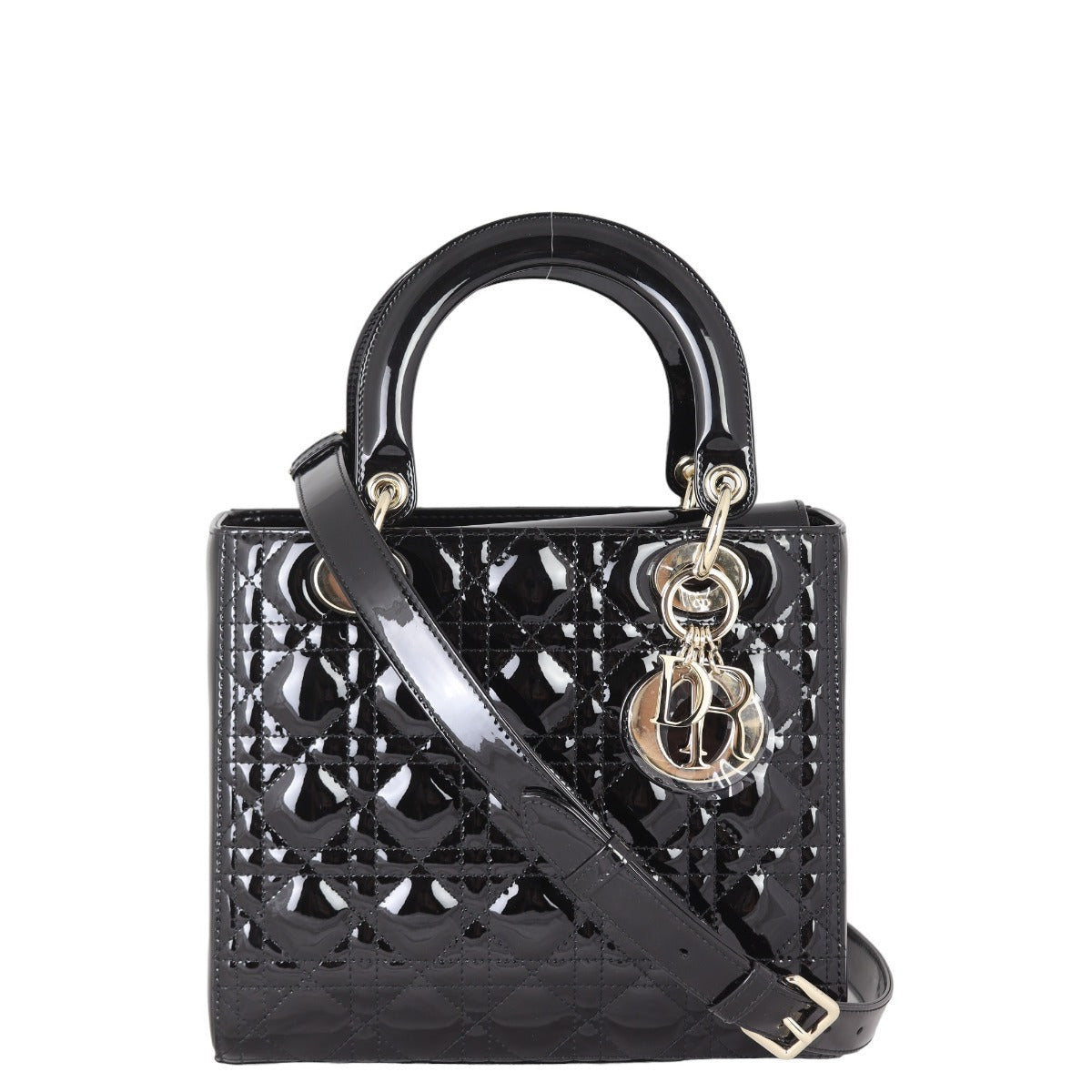 Dior Lady Dior Medium Patent