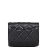 Chanel CC Card Holder on Chain | Black