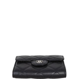 Chanel CC Card Holder on Chain | Black