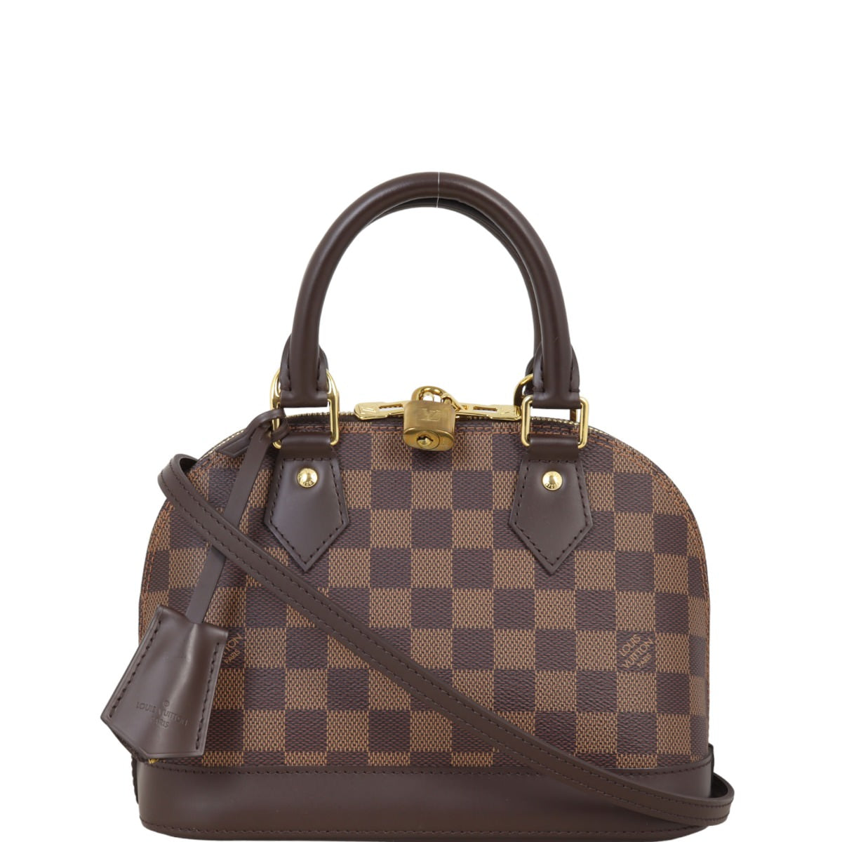 Louis Vuitton Alma BB Damier Ebene | Gold