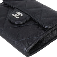 Chanel CC Card Holder on Chain | Black