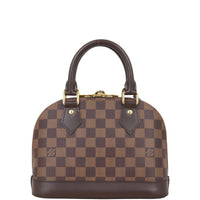 Louis Vuitton Alma BB Damier Ebene | Gold