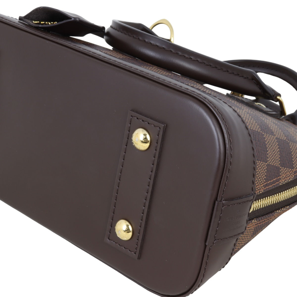 Louis Vuitton Alma BB Damier Ebene | Gold