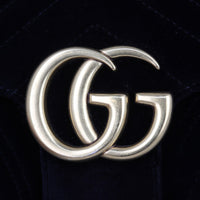 Gucci GG Marmont Velvet Medium Shoulder Bag Hardware