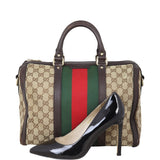 Gucci Vintage Web Original GG Boston Bag Medium