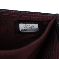 Chanel CC Card Holder on Chain | Black