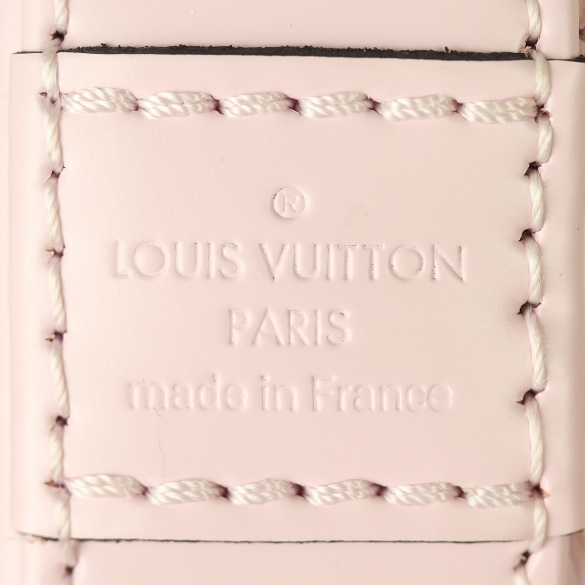 Louis Vuitton Alma BB Epi with Embroidered Strap Interior Stamp