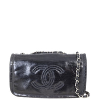 Chanel CC Vinyl Lipstick Ligne Flap Bag
