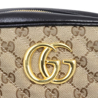 Gucci GG Canvas Marmont Diagonal Small Camera Bag