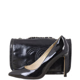 Chanel CC Vinyl Lipstick Ligne Flap Bag