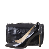 Chanel CC Vinyl Lipstick Ligne Flap Bag