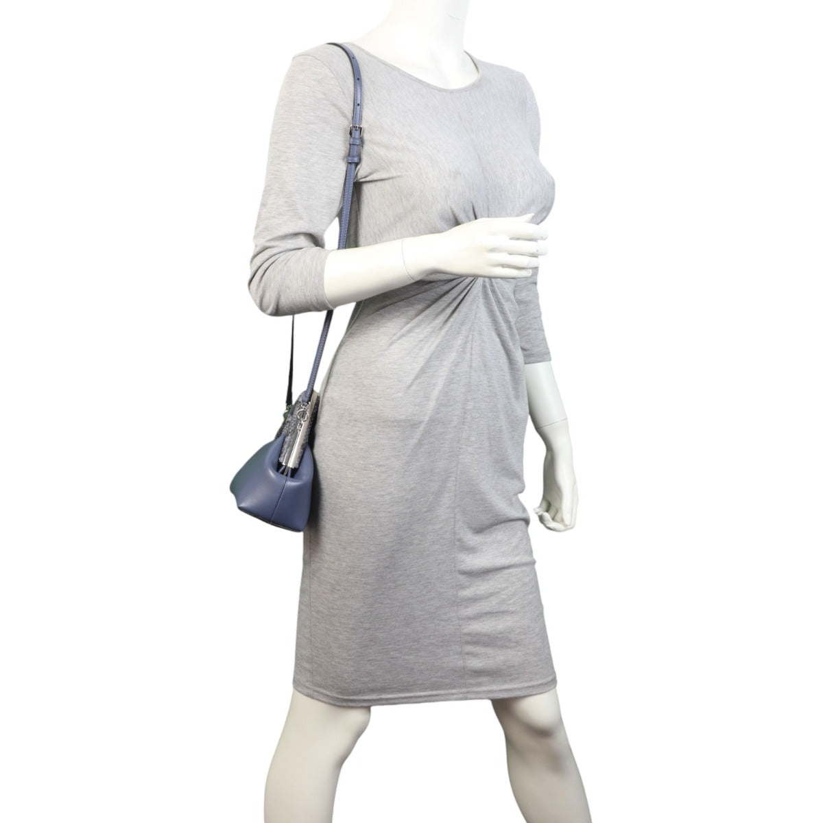 Fendi First Small Clutch with Strap Python Trim