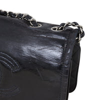 Chanel CC Vinyl Lipstick Ligne Flap Bag