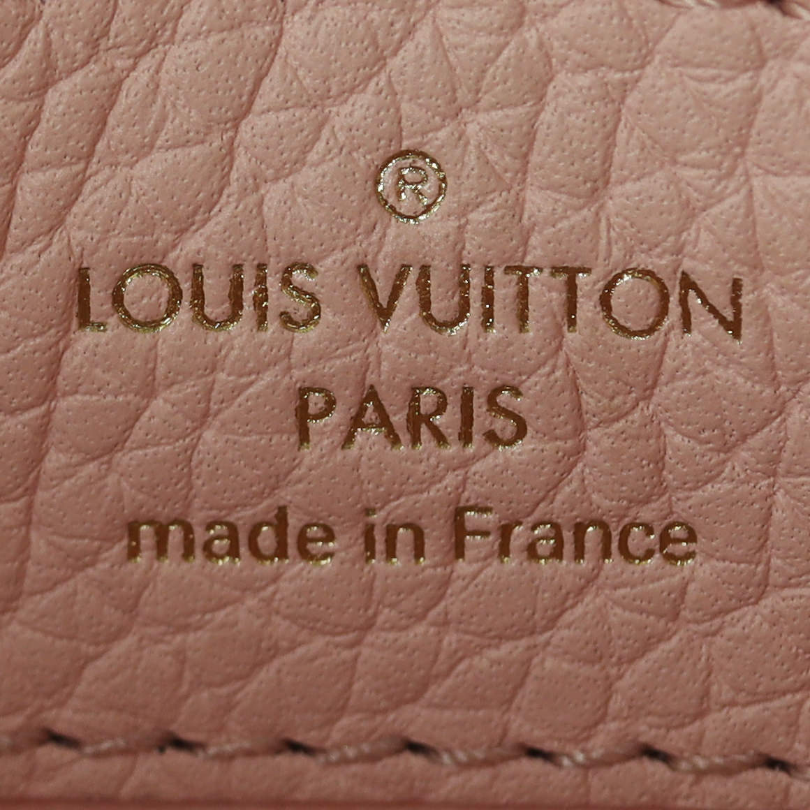Louis Vuitton Capucines BB Interior Stamp