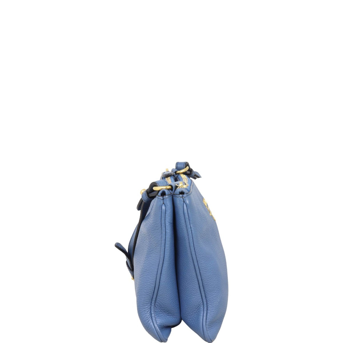 Prada Vitello Phenix Double Zip Crossbody Bag