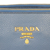 Prada Vitello Phenix Double Zip Crossbody Bag
