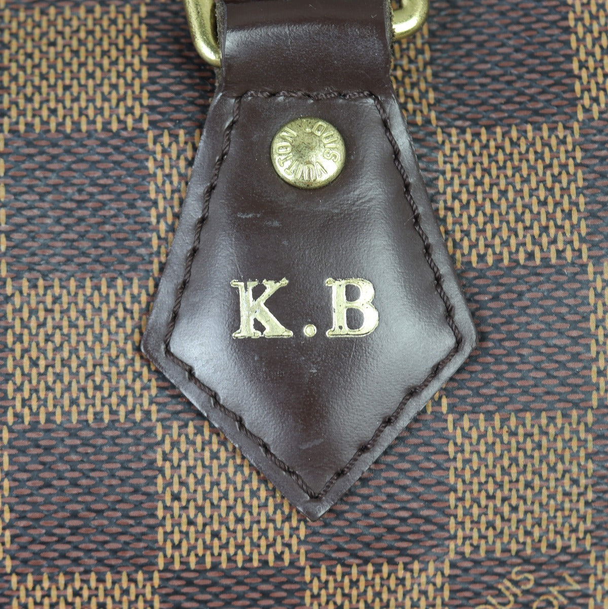 Louis Vuitton Speedy 30 Bandouliere Damier Ebene (hot stamping) 