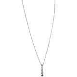 Tiffany & Co Graduated Jazz Drop Platinum Diamond Necklace