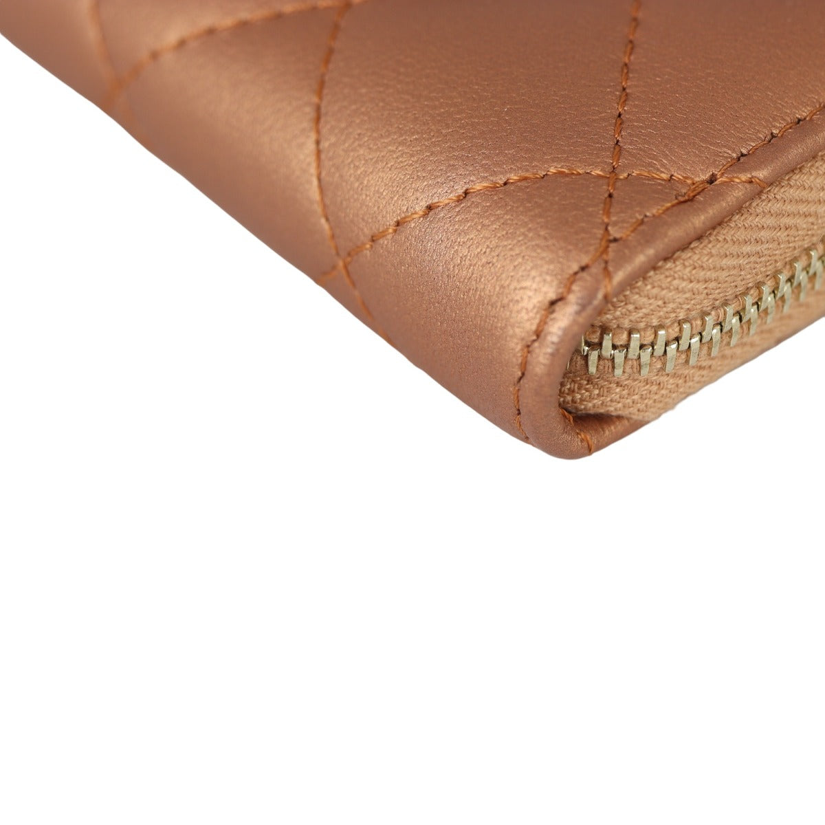 Chanel Classic Zipped Coin Purse | Bronze