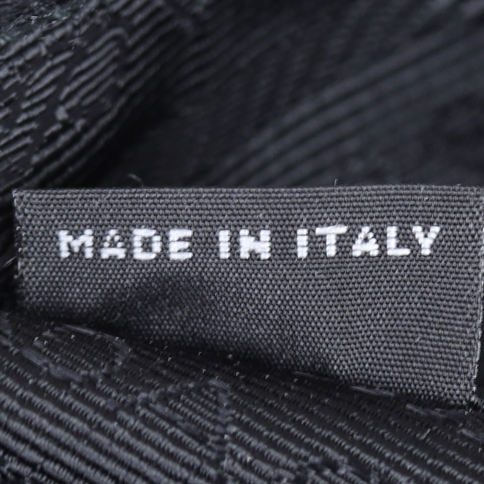 Prada Saffiano Shoulder Bag Made in Stamp