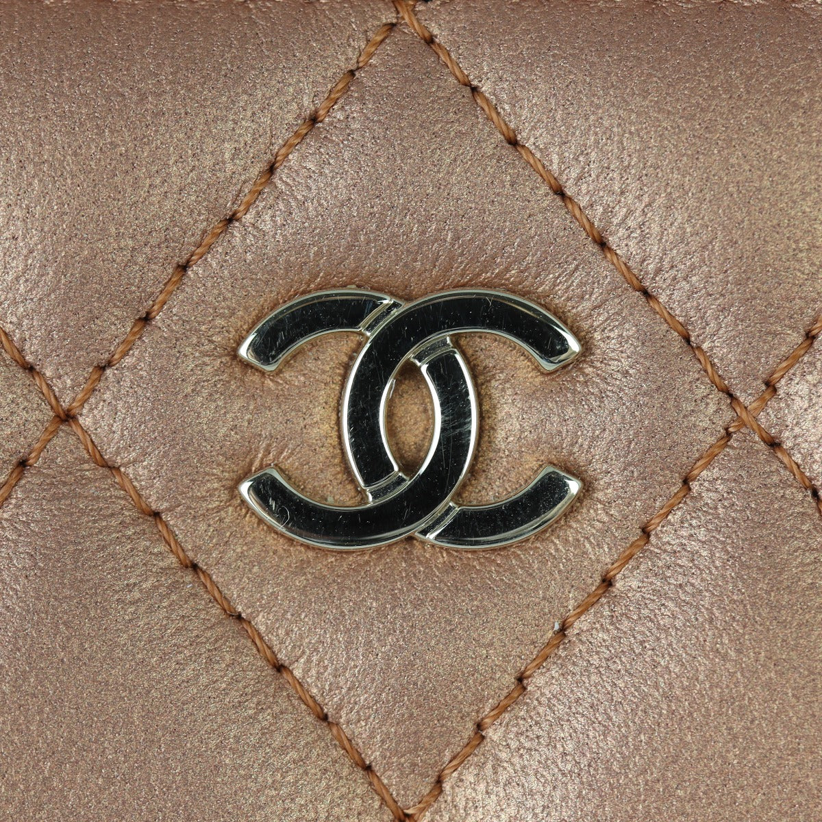 Chanel Classic Zipped Coin Purse | Bronze