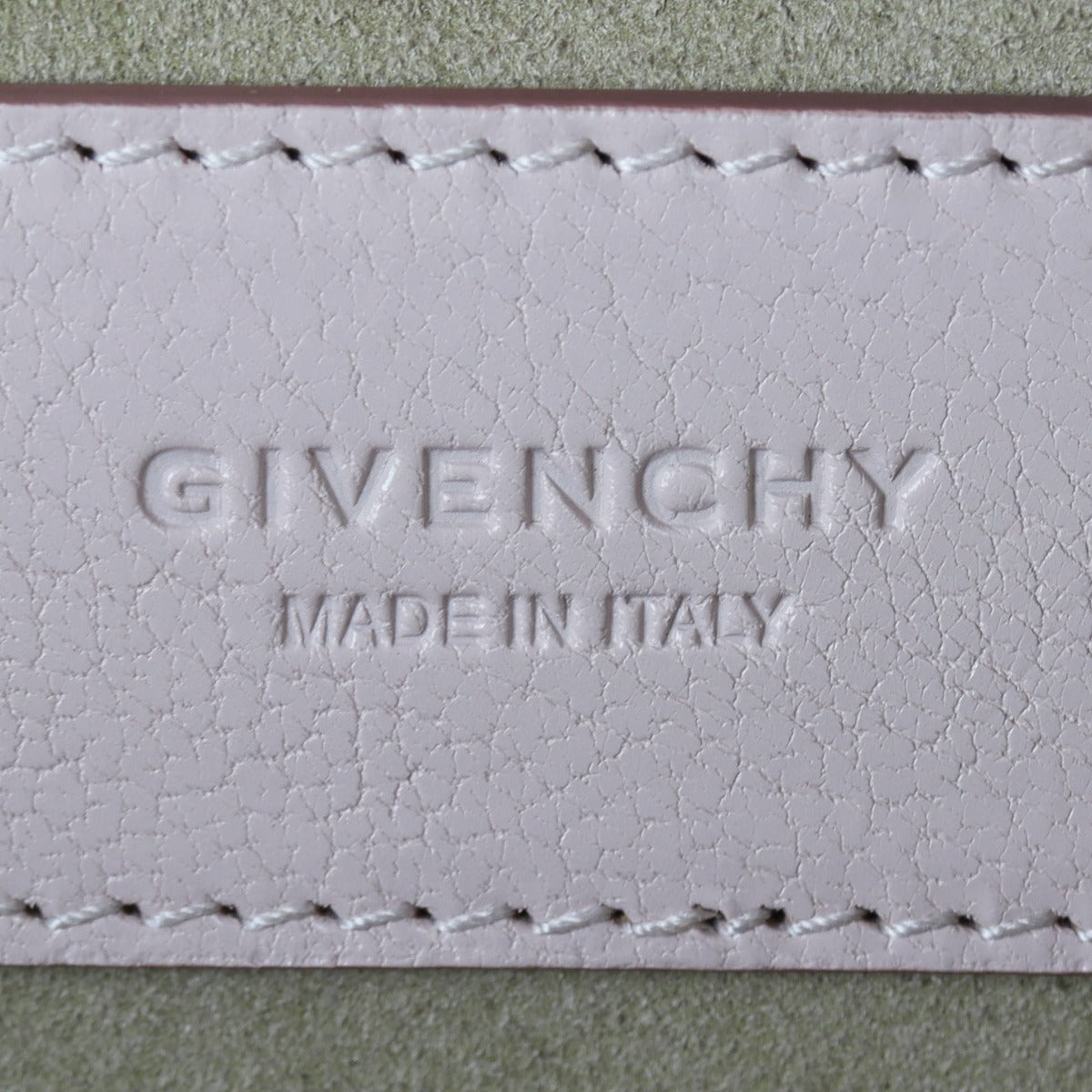 Givenchy Gem Quilted Shoulder Bag Interior Stamp