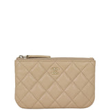 Chanel Classic O-Case Mini | Beige
