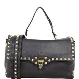 Valentino Rockstud Top Handle Bag