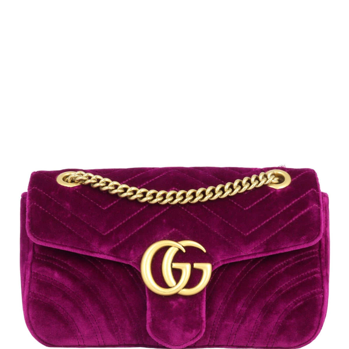 Gucci Marmont Velvet Small Shoulder Bag