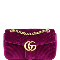 Gucci Marmont Velvet Small Shoulder Bag