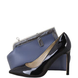 Fendi First Small Clutch with Strap Python Trim