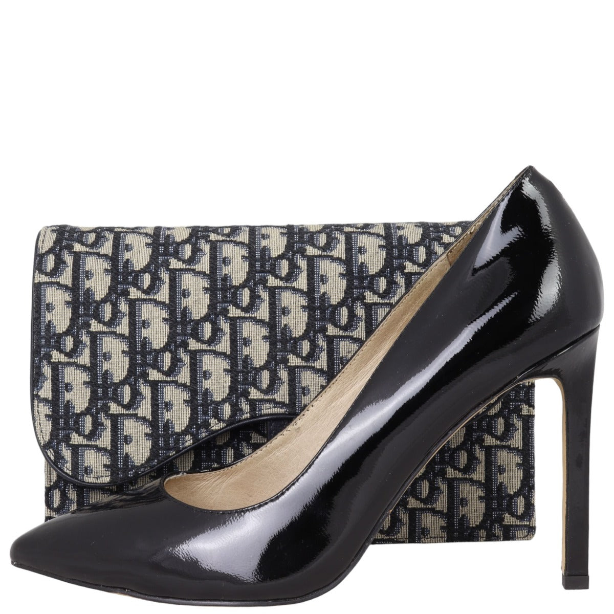 Dior Saddle Pouch Wallet on Chain Oblique