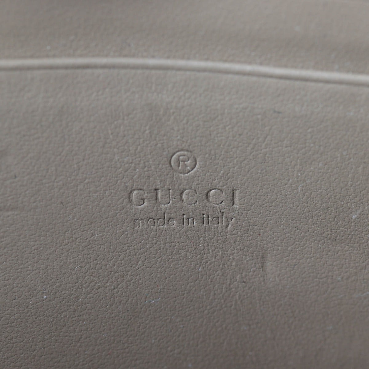 Gucci Dionysus GG Supreme Chain Wallet Interior Stamp