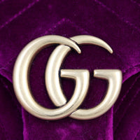 Gucci Marmont Velvet Small Shoulder Bag