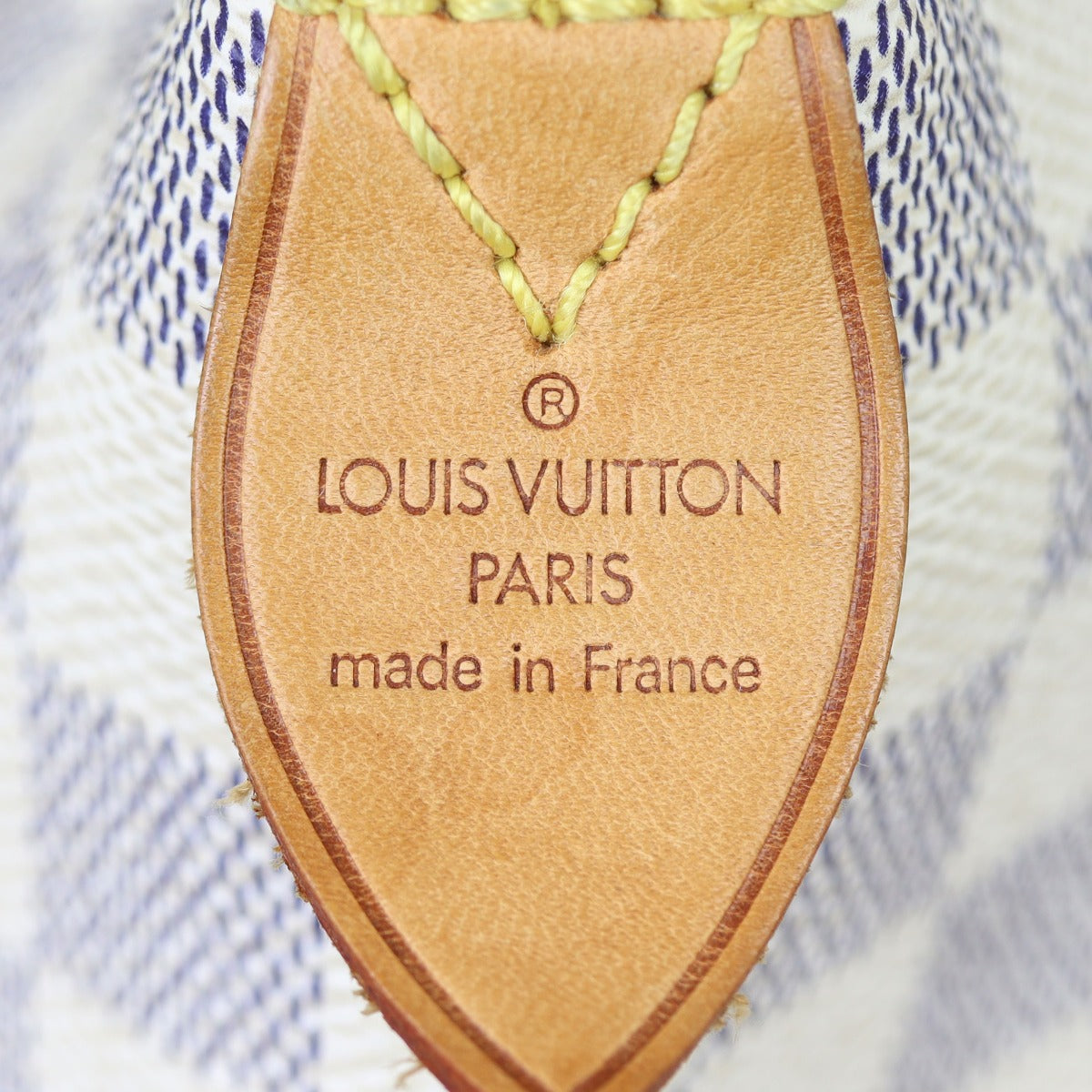 Louis Vuitton Totally MM Damier Azur Stamp