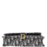 Dior Saddle Pouch Wallet on Chain Oblique