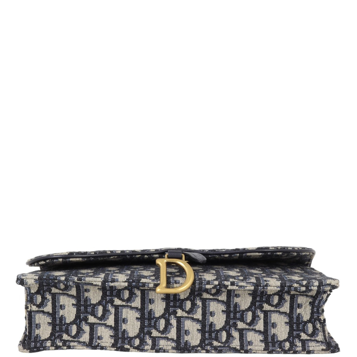 Dior Saddle Pouch Wallet on Chain Oblique