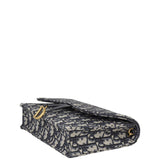 Dior Saddle Pouch Wallet on Chain Oblique