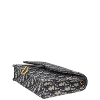 Dior Saddle Pouch Wallet on Chain Oblique
