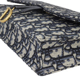 Dior Saddle Pouch Wallet on Chain Oblique