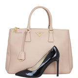 Prada Saffiano Lux Galleria Double Zip Tote Large