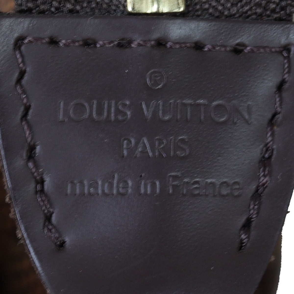 Louis Vuitton Mini Pochette Accessoires Damier Ebene Interior Stamp