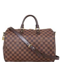 Louis Vuitton Speedy 35 Bandouliere Damier Ebene