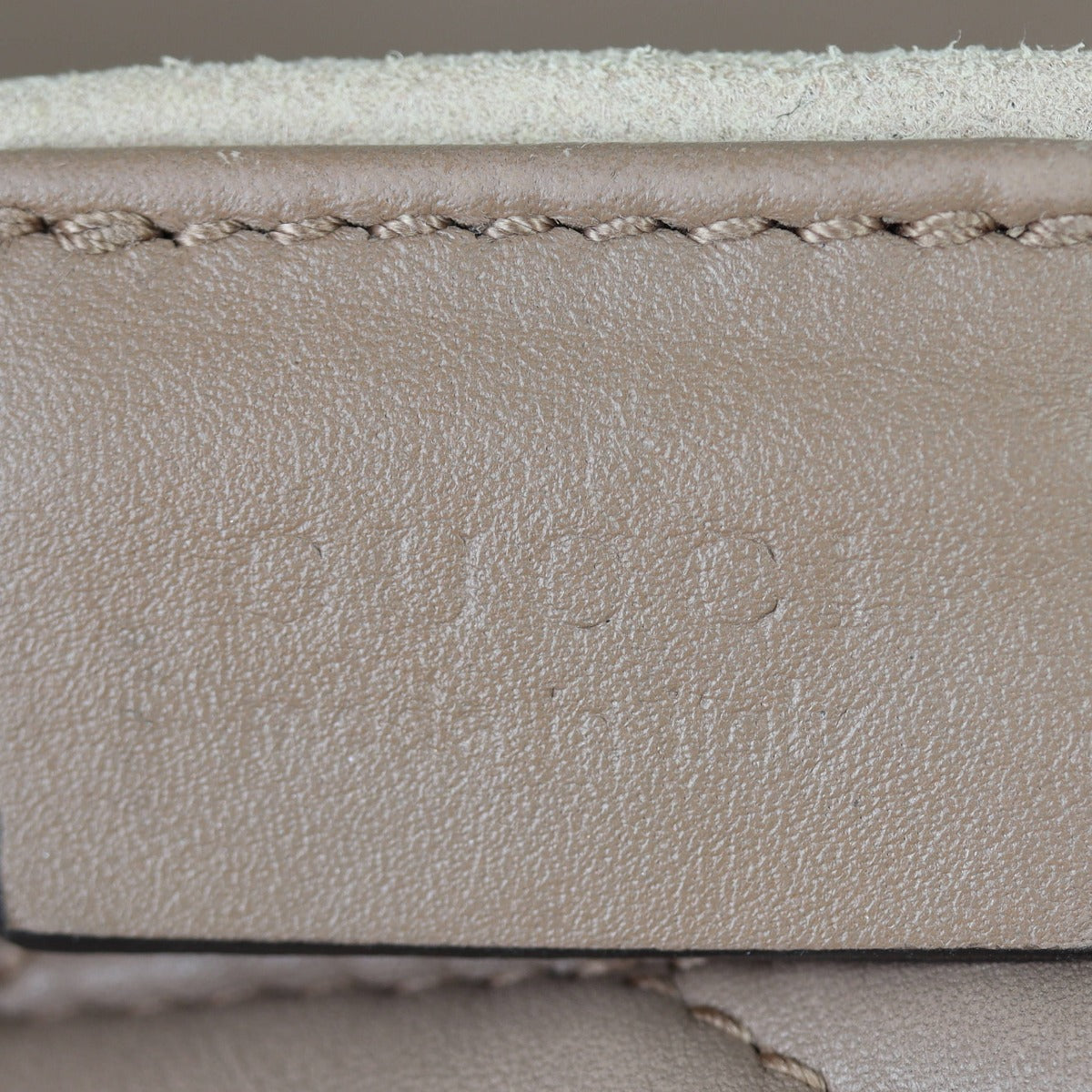 Gucci GG Marmont Super Mini Shoulder Bag Interior Stamp