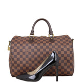 Louis Vuitton Speedy 35 Bandouliere Damier Ebene