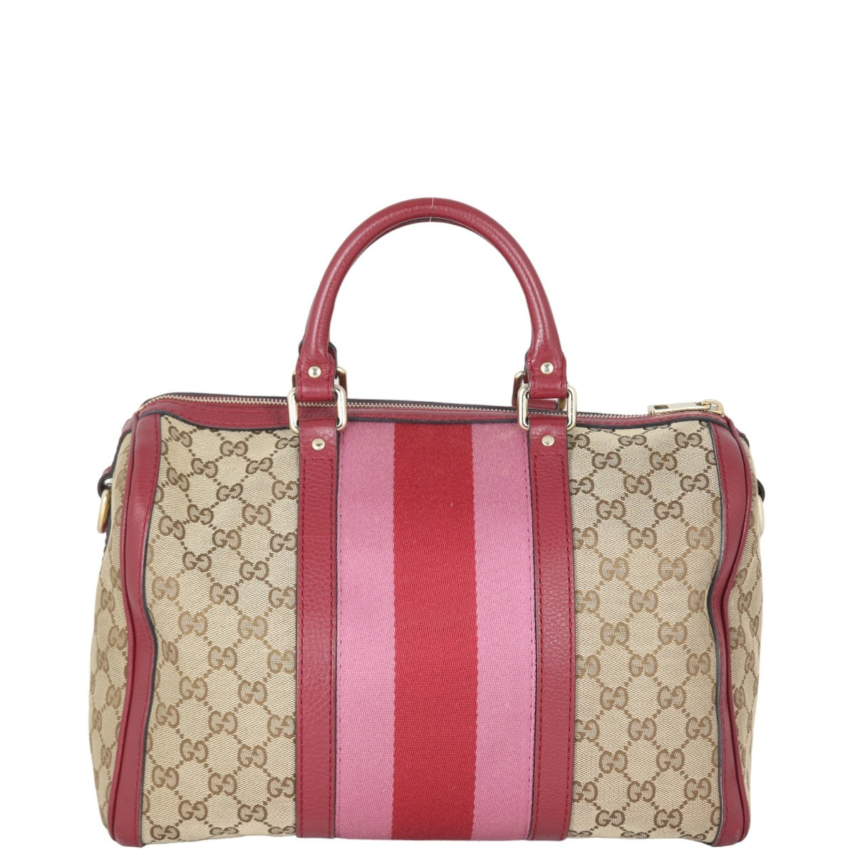 Gucci Vintage Web Original GG Boston Bag Medium