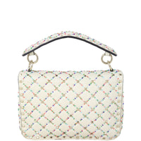 Valentino Rockstud Spike Medium Shoulder Bag Beaded