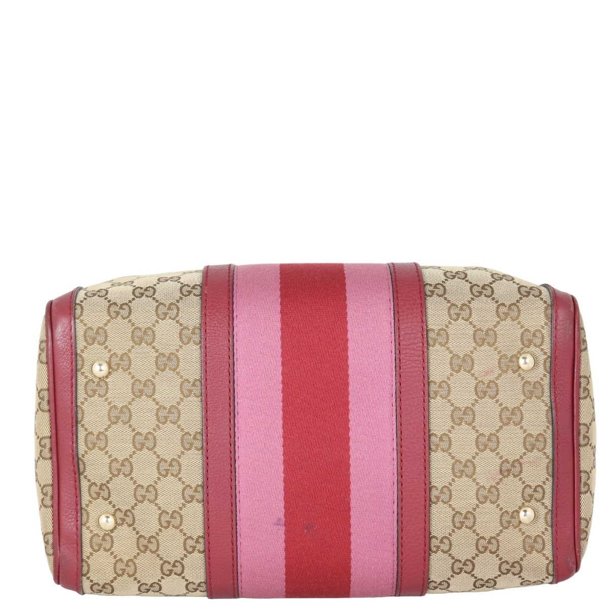 Gucci Vintage Web Original GG Boston Bag Medium