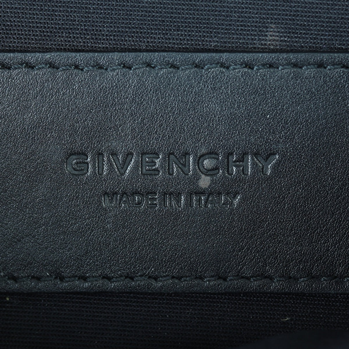 Givenchy Whip Chain Belt Bag Interior Stamp