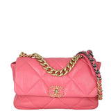 Chanel 19 Flap Bag Large | Pink